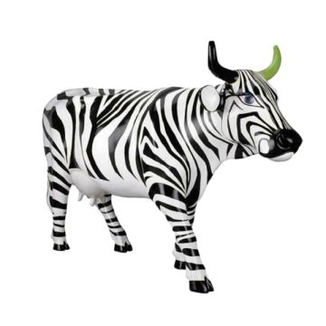 Kuh Zebra lebensgroß