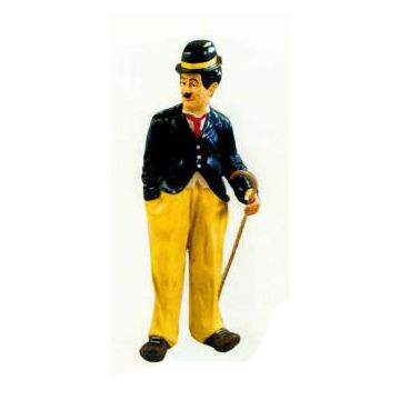 Charlie Chaplin mit Gehstock mittel verkleinert