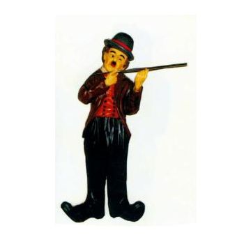 Charlie Chaplin  mit Stöckchen verkleinert