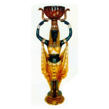 Ägypter mit Pflanzgefäß über dem Kopf Variante 2 verkleinert