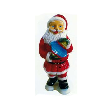 Weihnachtsmann klein mit Geschenk verkleinert