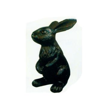 schwarzer mittelgroßer Osterhase vergrößert