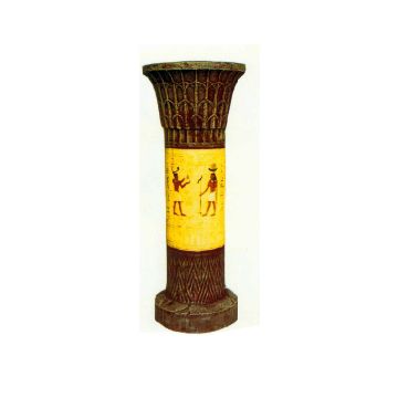 ägyptische Säule halbhoch mit Hieroglyphen verkleinert