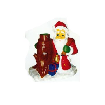 Weihnachtsmann sitzend als Tannenbaumständer verkleinert