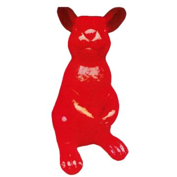 XXXL Osterhase in Rot übergroß XXL