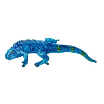 liegender Leguan lebensgroß