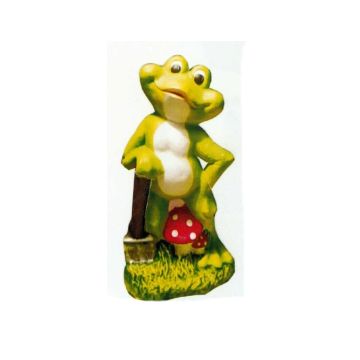 stehender Frosch Comic verkleinert