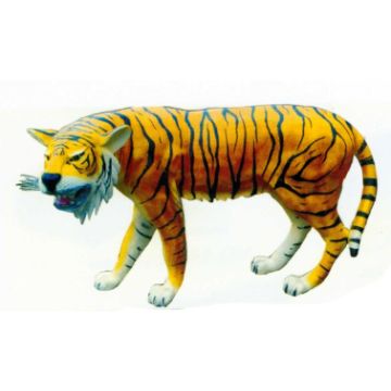 lebensgroßer Tiger gestreift lebensgroß
