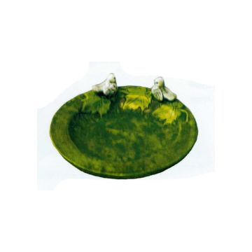 grüne Vogeltränke verkleinert