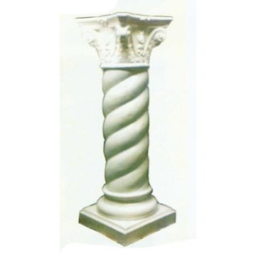 gedrehte Rundsäule halbhoch lebensgroß