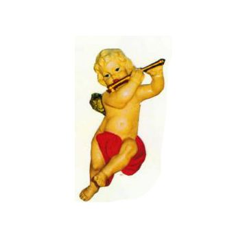 kleiner hängender Engel mit Flöte verkleinert