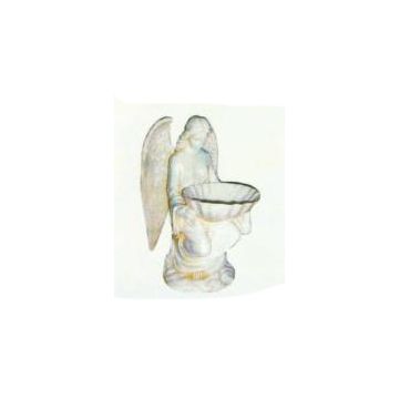 Engelsfigur mit Schale verkleinert