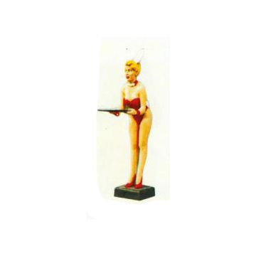 Bunnykellnerin mit Rotem Bikini verkleinert