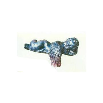 schlafender Engel silber verkleinert