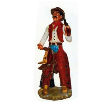 stehender kleiner Cowboy mit Gewehr verkleinert