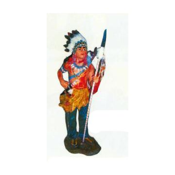 kleiner Indianerhäuptling mit Sperr verkleinert
