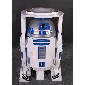 R2D2 Roboter Butler mit Tisch lebensgroß