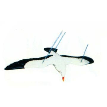 fliegende Möwe lebensgroß