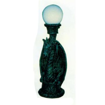 sitzender Drache als Stehlampe verkleinert