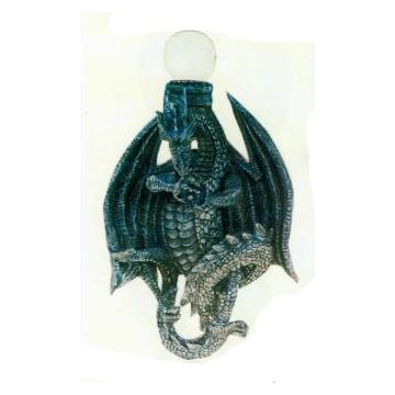 Drachenlampe zur Wandbefestigung verkleinert