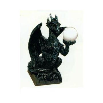 Drachen als Stehlampe groß verkleinert
