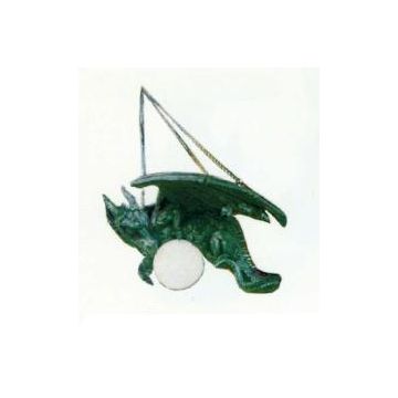 fliegender Drache an Ketten als Hängelampe verkleinert