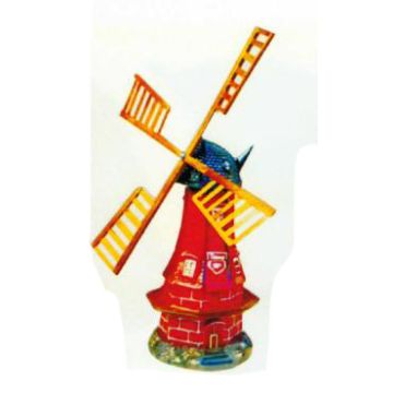 kleine rustikale Windmühle verkleinert