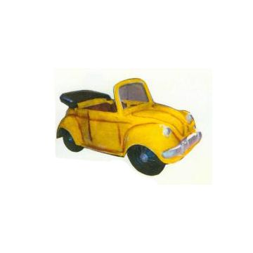 gelber Käfer Cabrio verkleinert