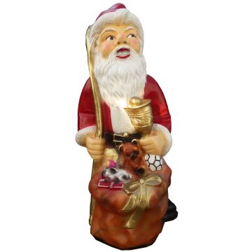 Weihnachtmann mit Geschenken verkleinert