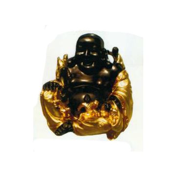 dicker Buddha gold braun verkleinert