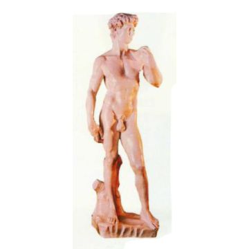 Männerfigur David in Steinoptik verkleinert