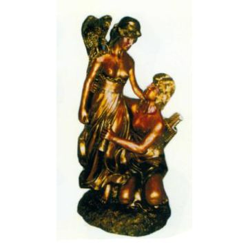 Mann und Frau antik in gold verkleinert