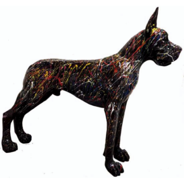 Dogge gesprenkelt vergrößert