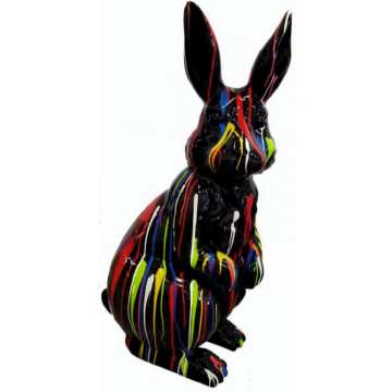 Osterhase mit buntem Farbverlauf vergrößert