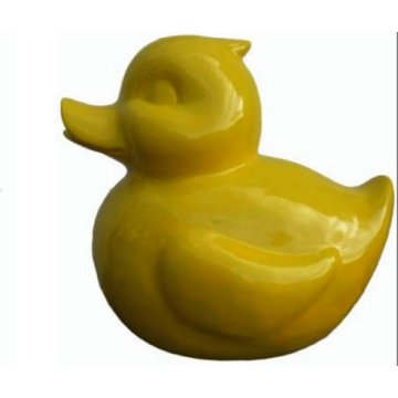 Ente gelb vergrößert