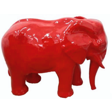 Elefant rot verkleinert