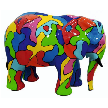 Elefant Mosaik verkleinert