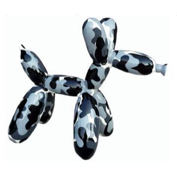 Ballonhund camouflage lebensgroß