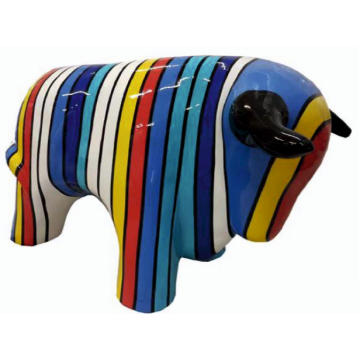 Stier bunt gestreift verkleinert
