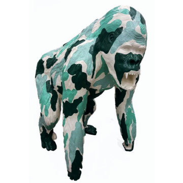 Gorilla camouflage lebensgroß