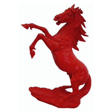 Pferd rot verkleinert
