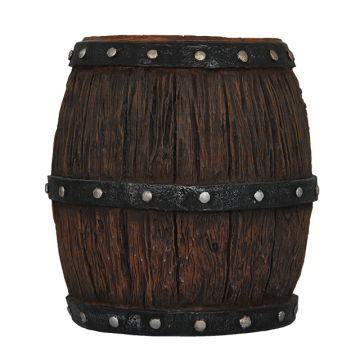 Holzfass  lebensgroß