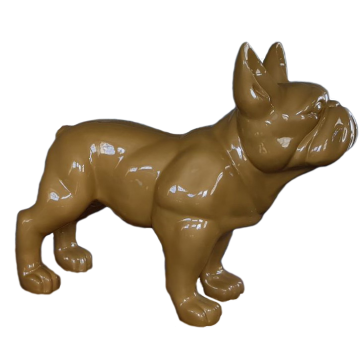 Goldene Bulldogge XL übergroß XXL