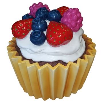 CupCake mit Beeren vergrößert