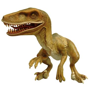 Velociraptor laufend lebensgroß