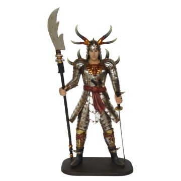 Großer Samurai Krieger lebensgroß