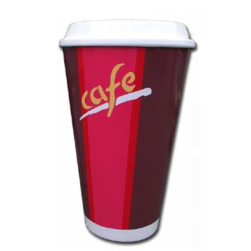 Großer Kaffeebecher ToGo übergroß XXL