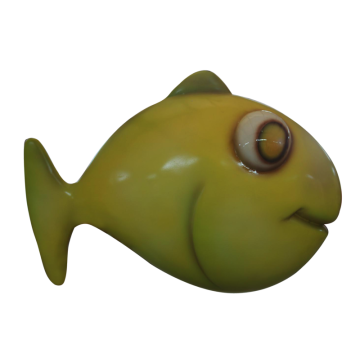 Comic Fisch Cherie lebensgroß