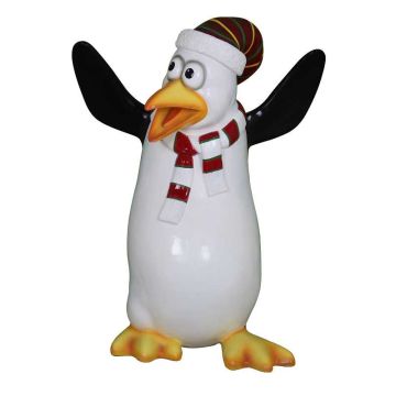 Comic Pinguin Dipper lebensgroß