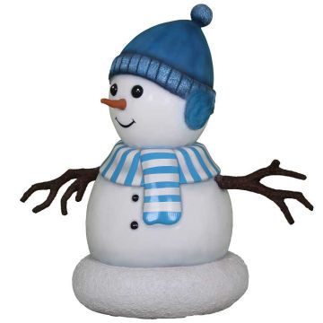 Schneemann Sohn lebensgroß